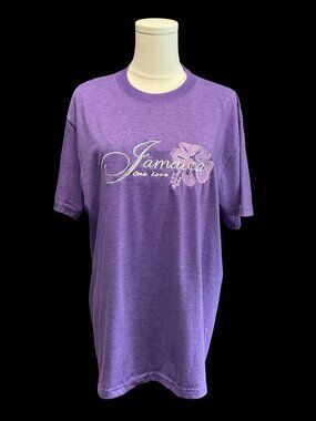 Purple Jamaica "One Love" Tee